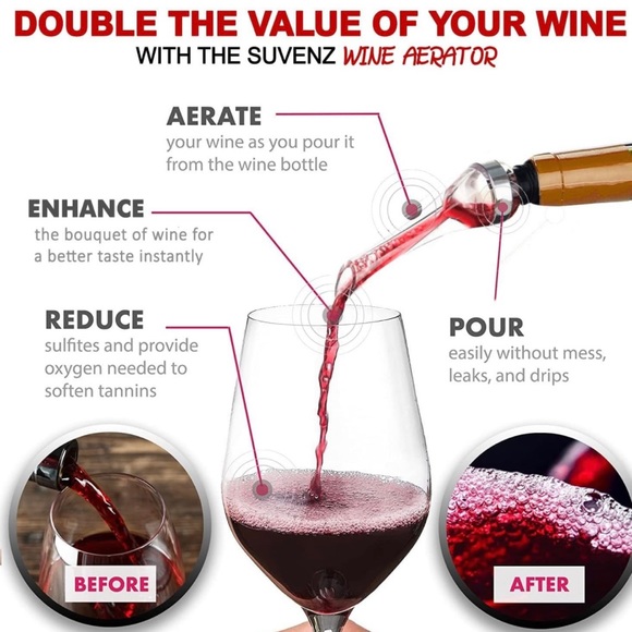 Wine aerator pourer enjoy your wine - Picture 2 of 6